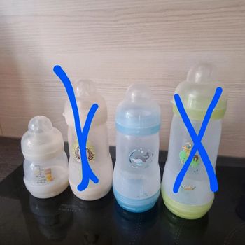 Lot de 2 biberons mam