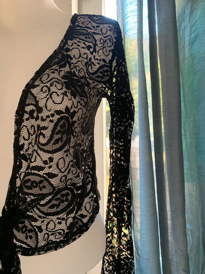 Veste Comme une femme dentelle noire taille 38 - photo numéro 5