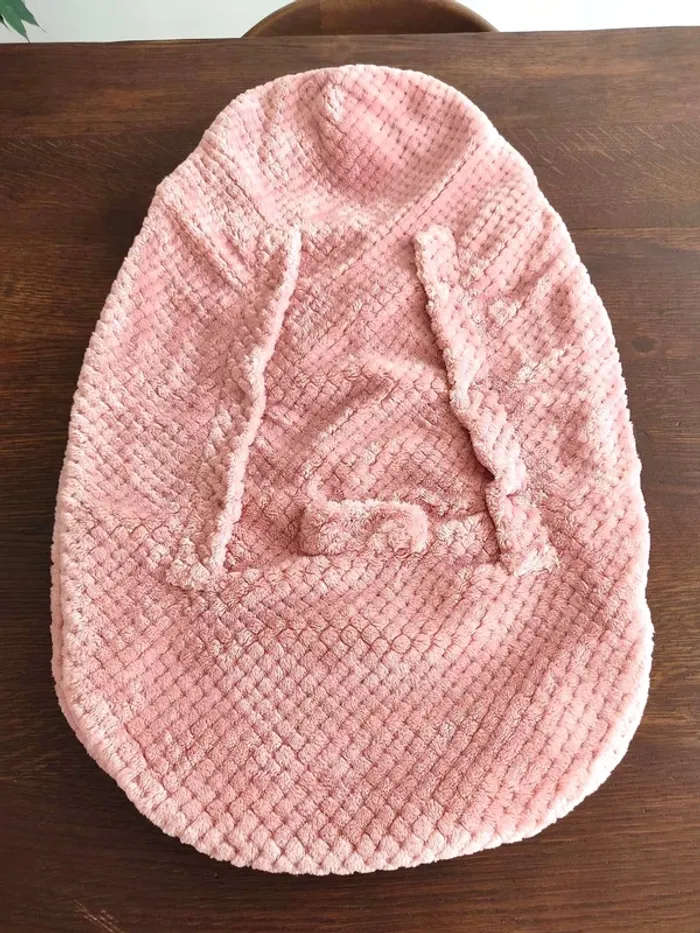 Nid d'Ange Nattou Lapidou coloris rose poudré Chancelière naissance 0 - 6 mois - photo numéro 5