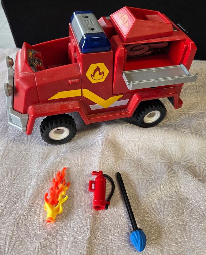 Camion pompiers playmobil - photo numéro 3