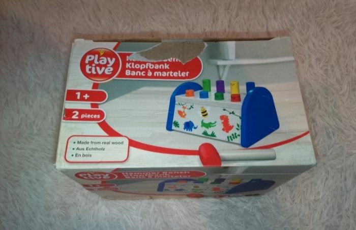 Banc à martelé en bois - photo numéro 5