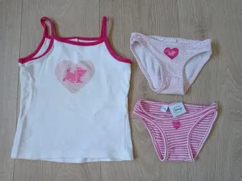 Lot de 1 débardeur et 2 culottes Marie Disney 3 ans