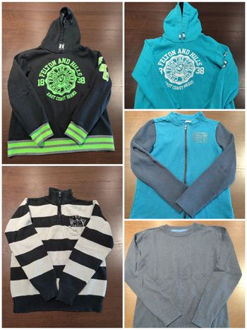 Lot gilets pulls sweats
