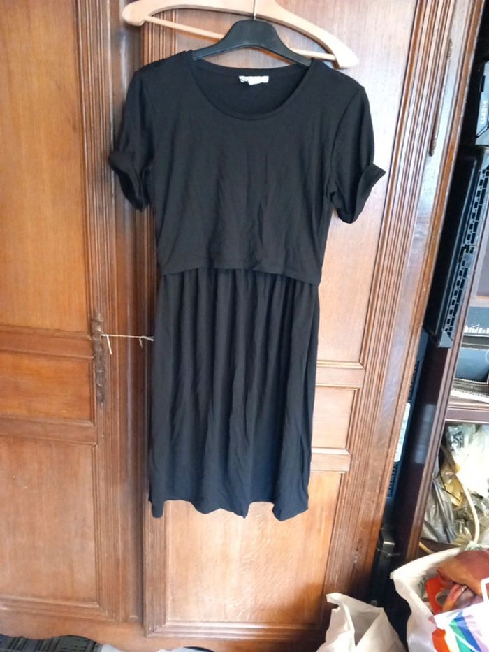 🍓Robe noire T40 viscose elasthan