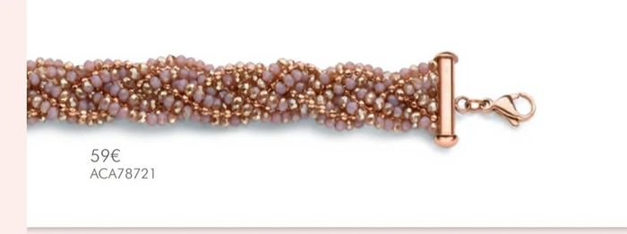 Bracelet or rose pierres - photo numéro 3