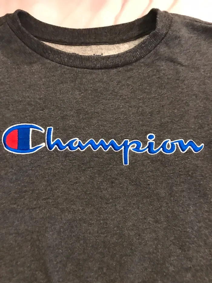 Sweat champion gris foncé - photo numéro 3
