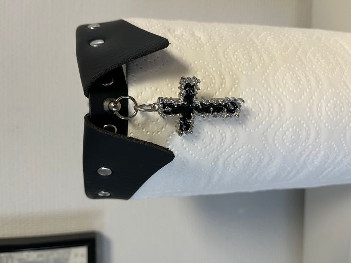 Choker Crucifix. Forme Col. Gothique & Punk - photo numéro 7