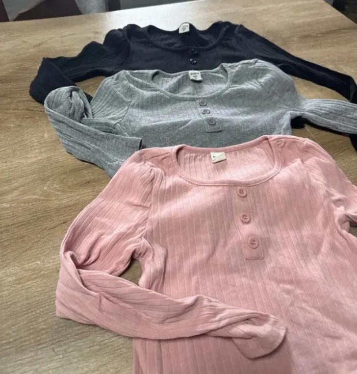 3 t-shirt longue manche - photo numéro 2