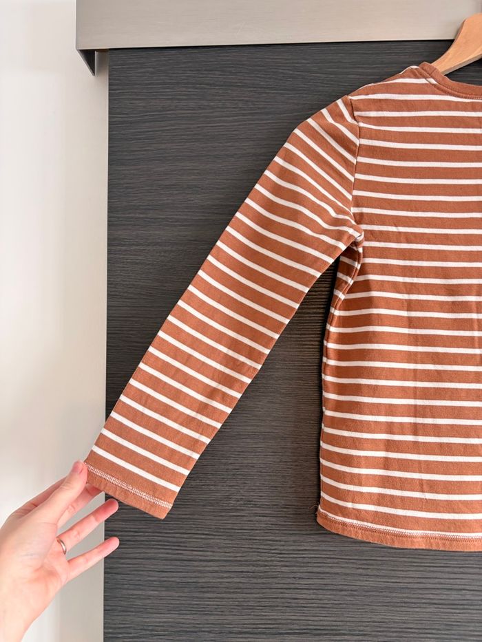 T-shirt manches longues rayures sergent major 9 ans - photo numéro 7