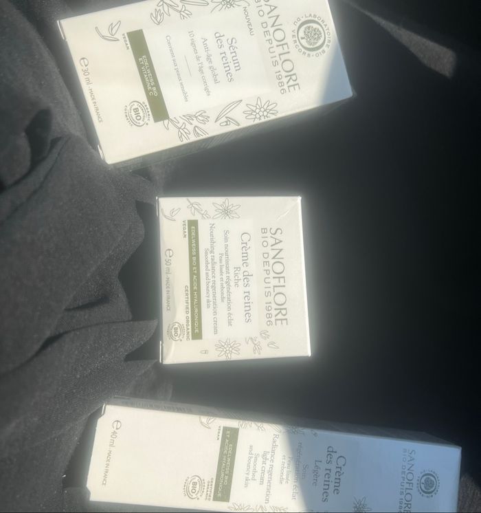 Sanoflore crème des reines + sérum