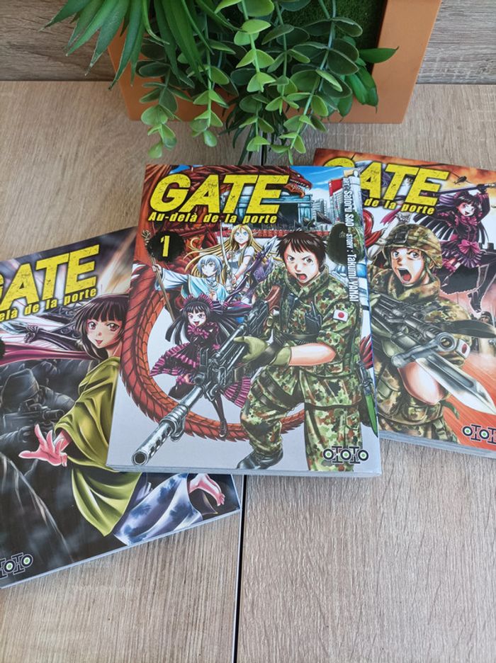 Lot de 3 mangas Gate Au Delà de la porte n° 1 à 3 Seinen - photo numéro 5