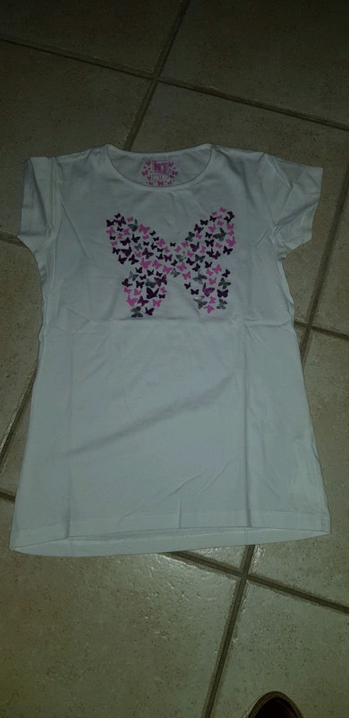 Tee-shirt manches courtes blanc