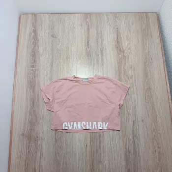 Teeshirt gymshark femme rose XS crop top