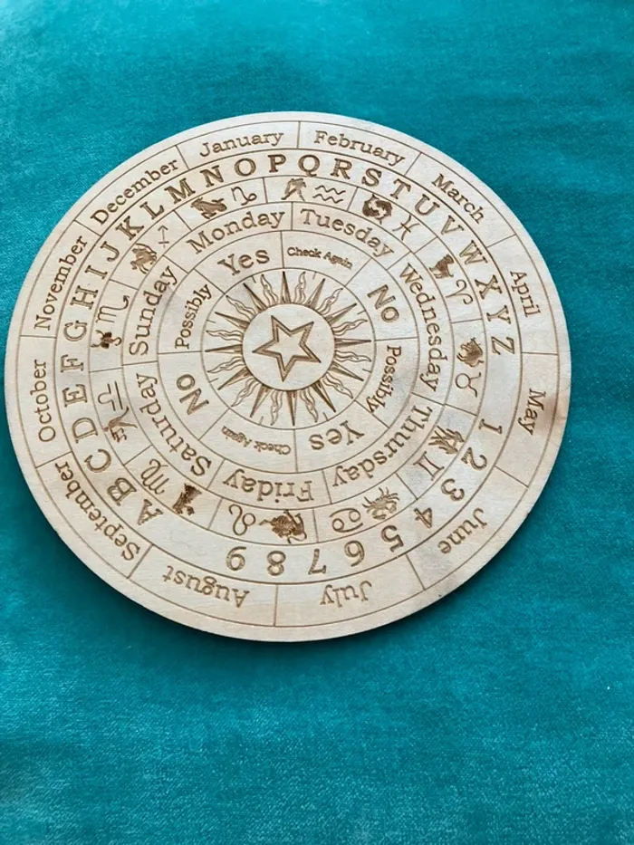 Planche  à pendule spirituelle