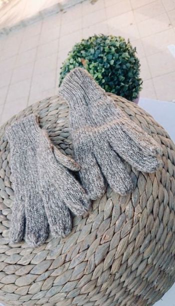 Gants fils dorés