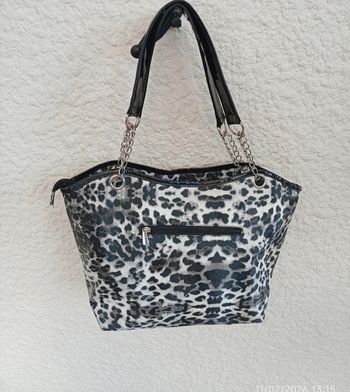 Grand sac cabas léopard 
