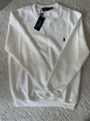Pull Ralph Lauren blanc taille XL