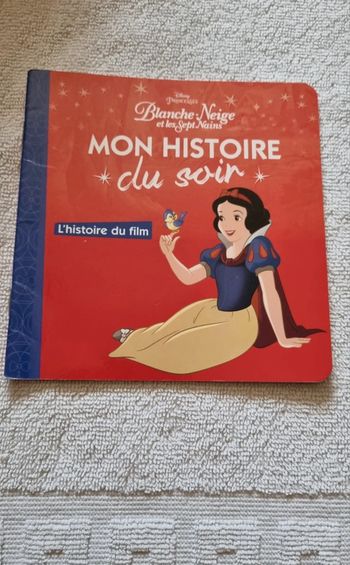 Livre mon histoire du soir blanche neige