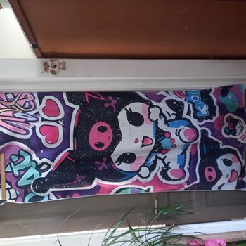 serviette de plage naruto - neuve - 150 x 70 cm