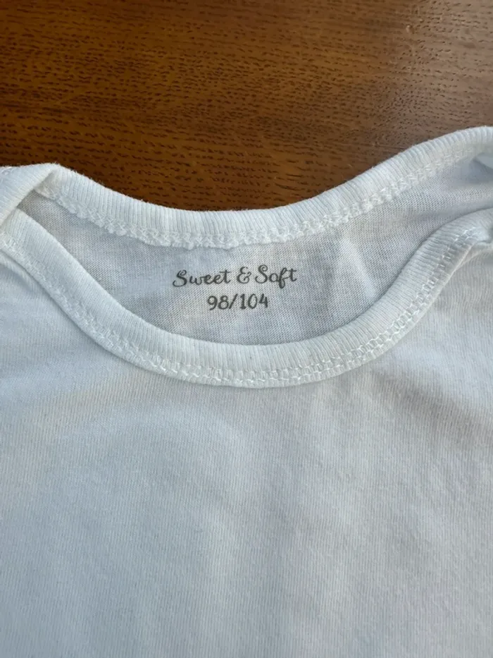 Lot de 2 bodies blanc zeeman 3 ans - photo numéro 6