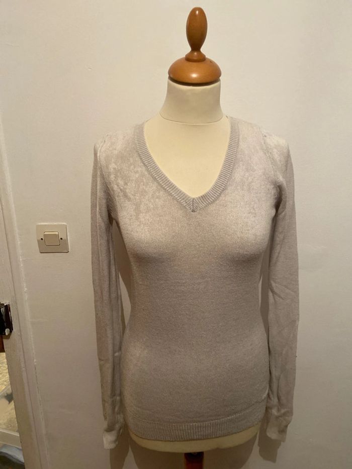 Pull femme col V femme taille XS de marque Jennyfer