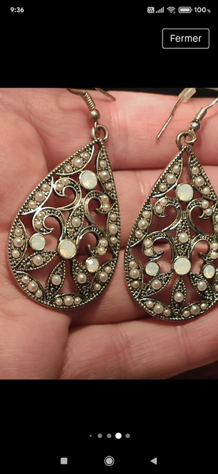 Boucles d'oreilles vintage - photo numéro 10