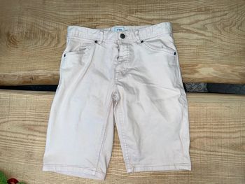 Short en jean homme été taille 38 Jules rose pale poudré