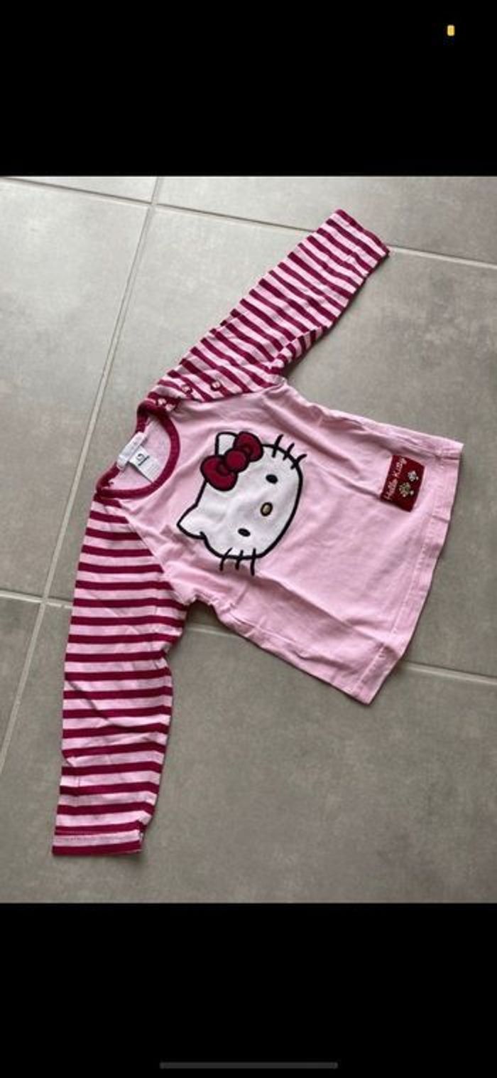 Tee shirt manches longues Hello Kitty 12 mois