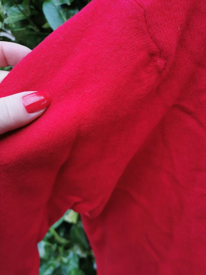 Pull rouge en laine femme Lambswool - photo numéro 2