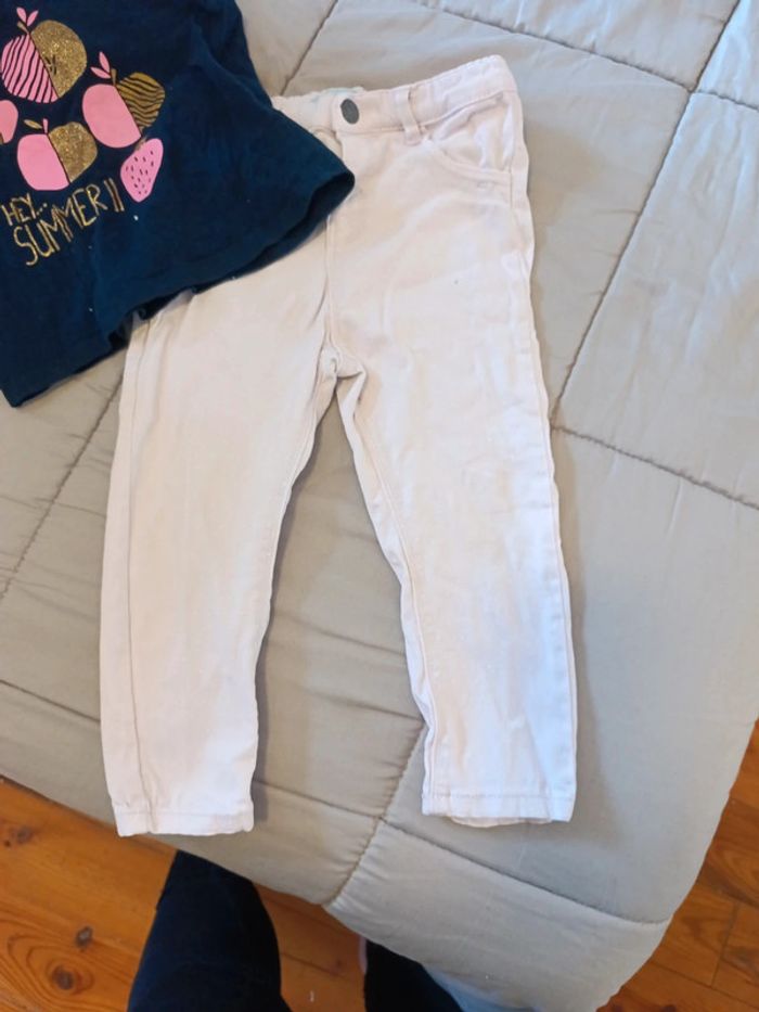 Ensemble t-shirt plus pantalon taille 23 mois - photo numéro 2