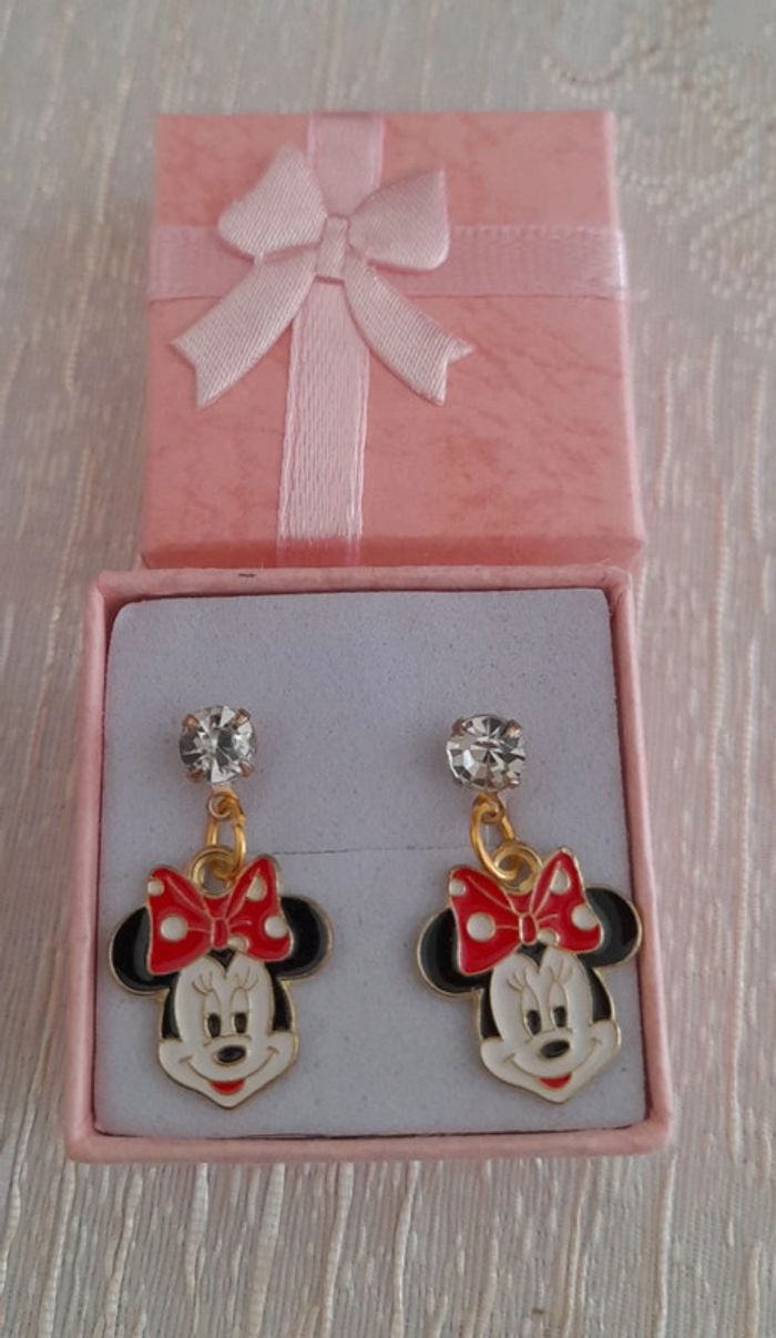Boucles d'oreilles minnie
