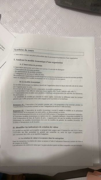 Cours de management