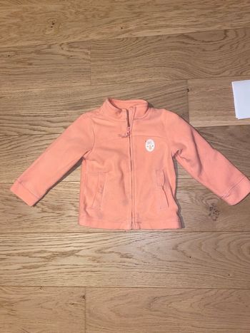 Polaire corail fille Orchestra – 18 mois