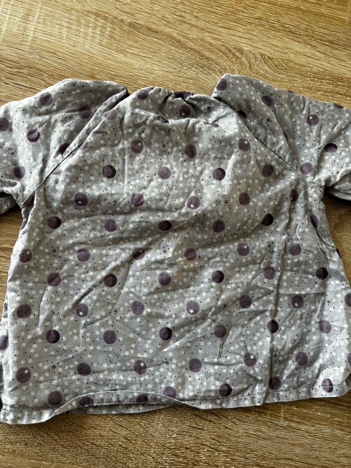 Ensemble blouse legging violet OBAIBI t.12m - photo numéro 3