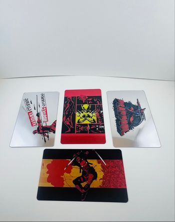 Lot 4 Cartes Marvel Deadpool