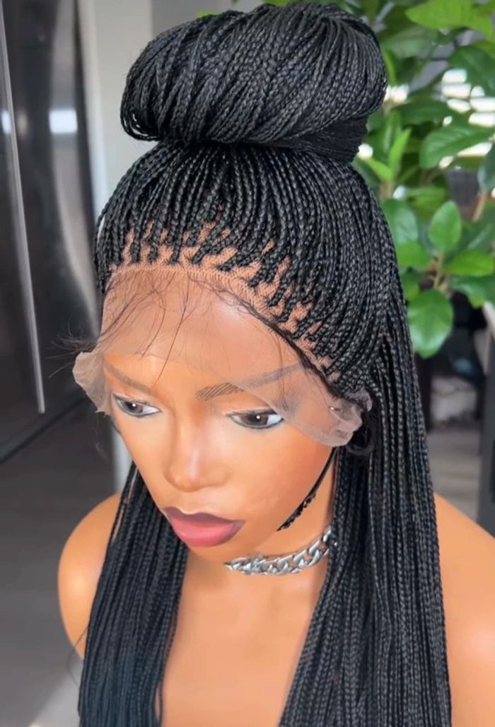 Perruque braid ,perruque fulani, perruque vanille perruque
