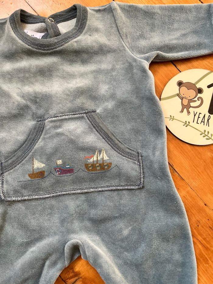 Pyjama velours PETIT BATEAU - photo numéro 2