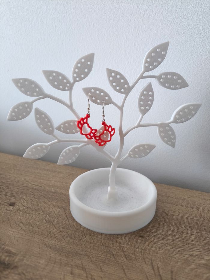 Boucles d'oreilles impression 3D