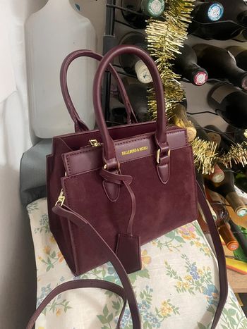 Sac Fourre-Tout Élégant Bordeaux pour Femme - Chic Couleur Unie