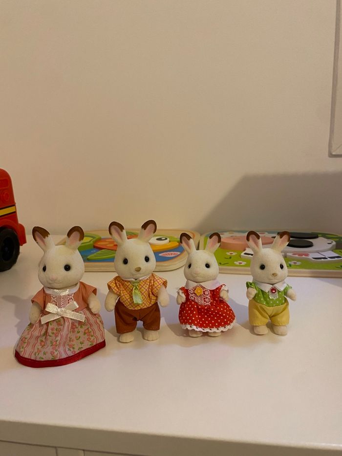 Sylvanian la famille lapin chocolat