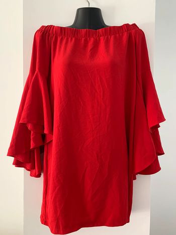 Magnifique chemisier rouge taille S