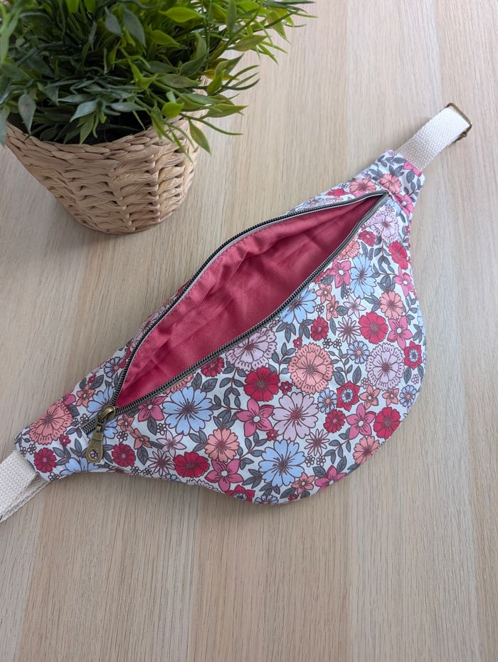 Sac banane femme fleuri - photo numéro 3