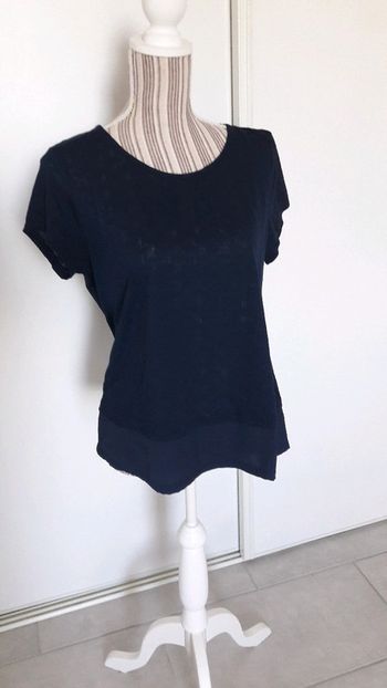 Tee shirt mc Kiabi marine L bon etat