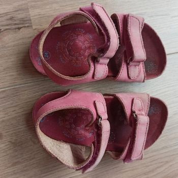 nu pieds rose fermeture a scratch obaïbi pointure 24