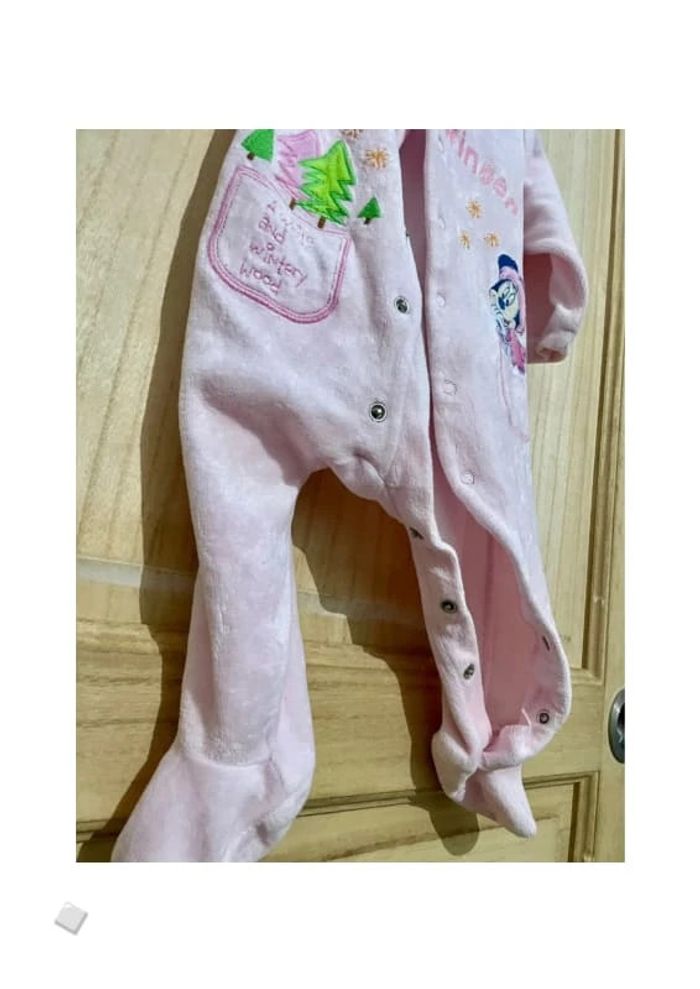 -50 % par lot - Pyjama Disney dors bien grenouillère velours ouverture par l’avant Minnie - photo numéro 9