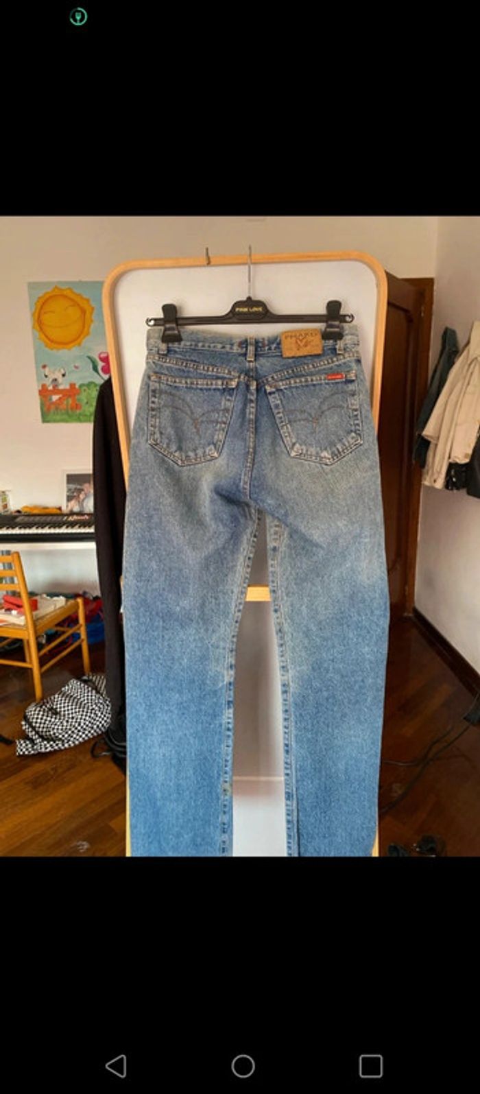 Jeans vintage brut phard kelly 100% coton