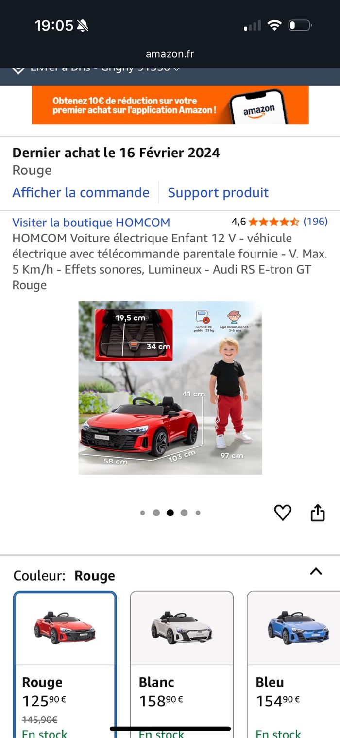 Voiture électrique enfant - photo numéro 2