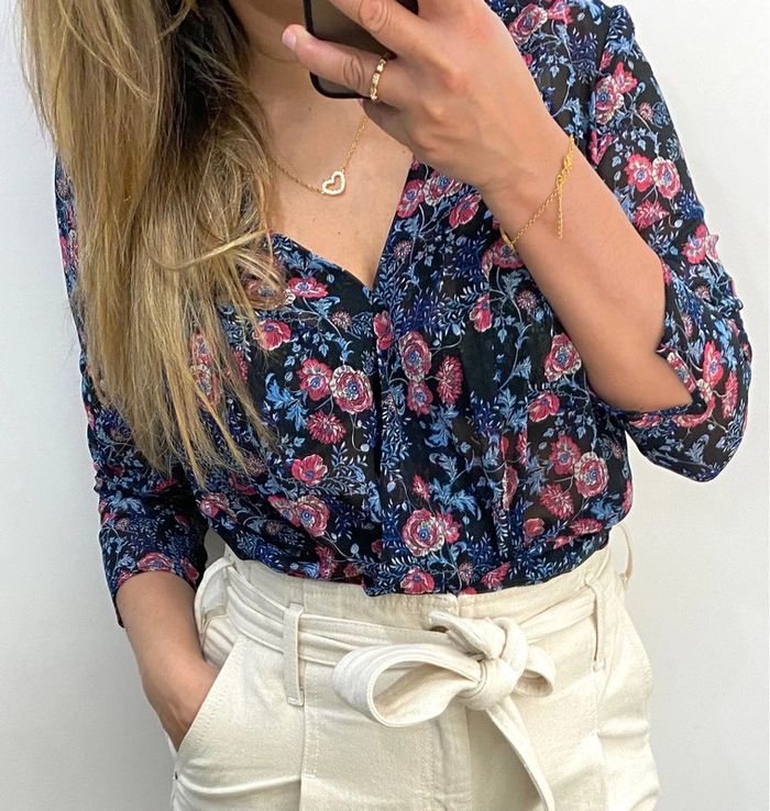 Blouse fleurie