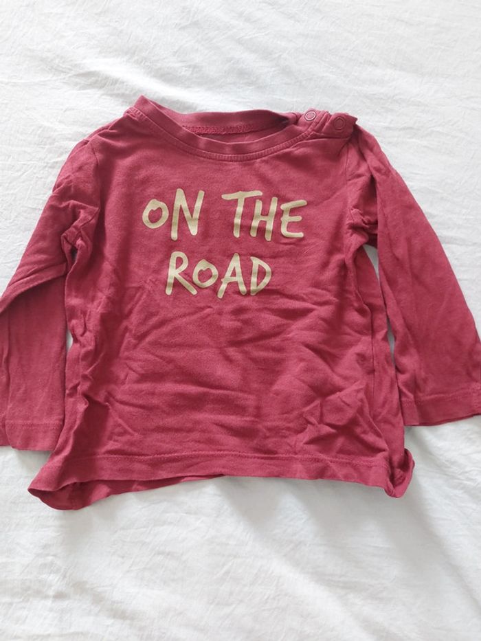 Lot 5 t-shirt manches longues Mots d'enfants 18 mois - photo numéro 5