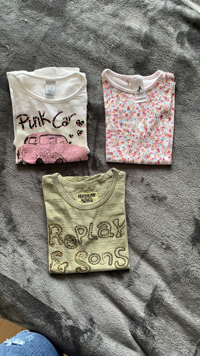 Lot blouse fille